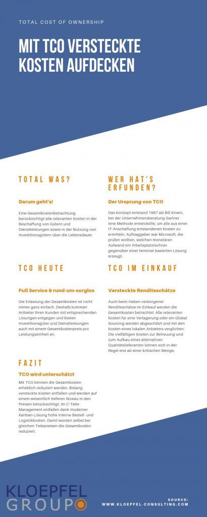 Infografik Total Cost of Ownership